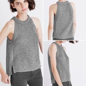 Madewell Gray Knit Tank Top